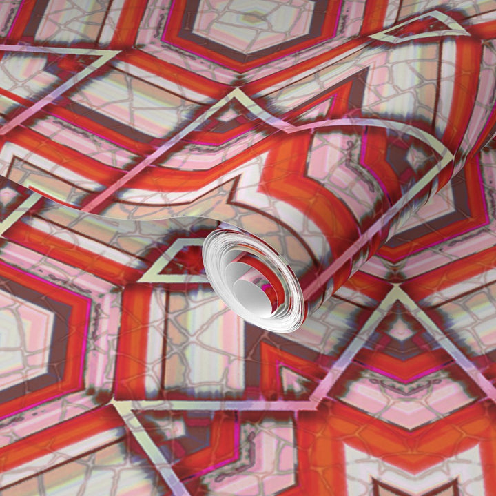 Linear Pimento Star Wallpaper