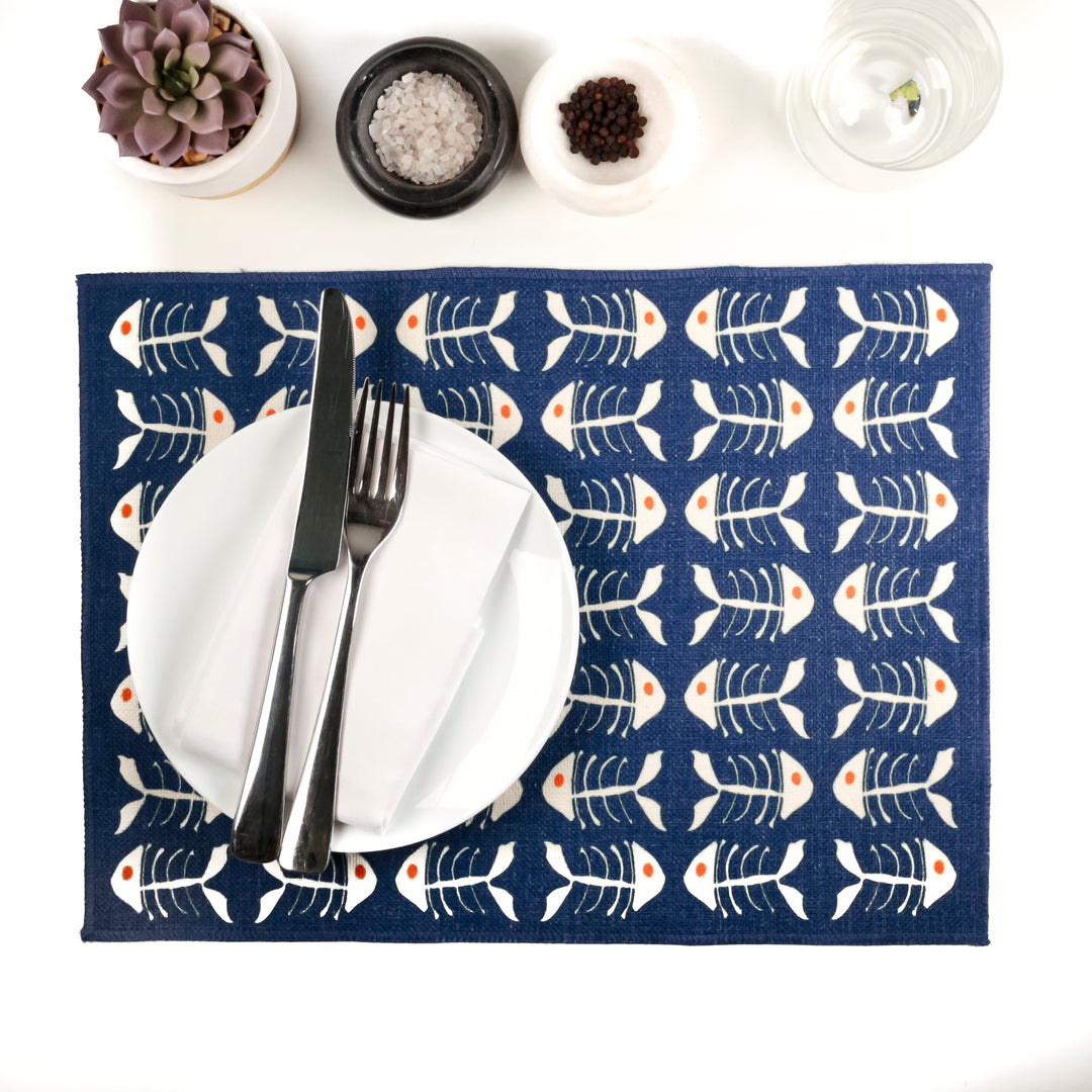 Navy Blue &amp; Orange &