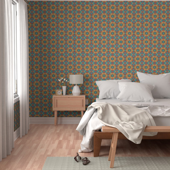 Moroccan Flower Wallpaper