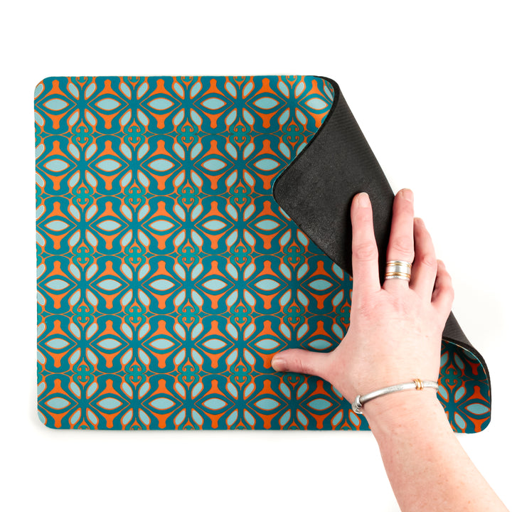 Turquoise-Orange &