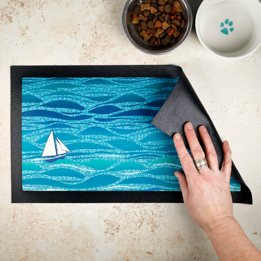 Caribbean Sea Pet Food Placemat