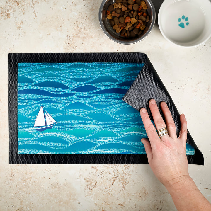 Caribbean Sea Pet Food Placemat