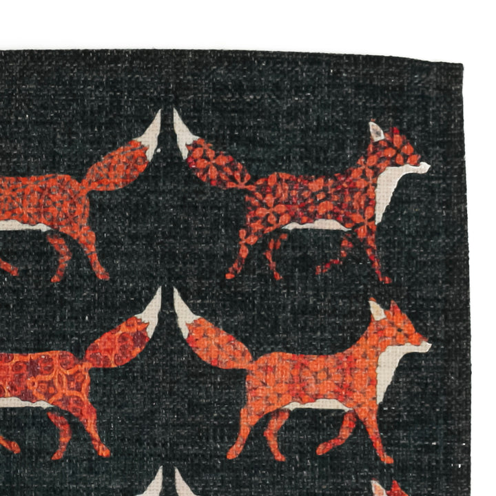 Red Foxes Fabric Placemat