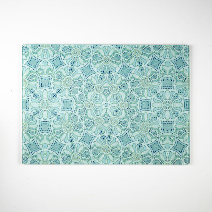 SALE - Pomegranate Grey/Aqua (Small) Worktop Saver - 20x28cm
