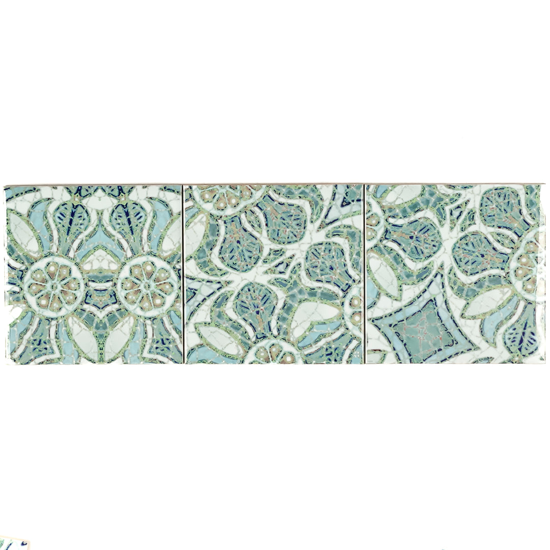 Pomegranate Tiles - Aqua - Random Sections