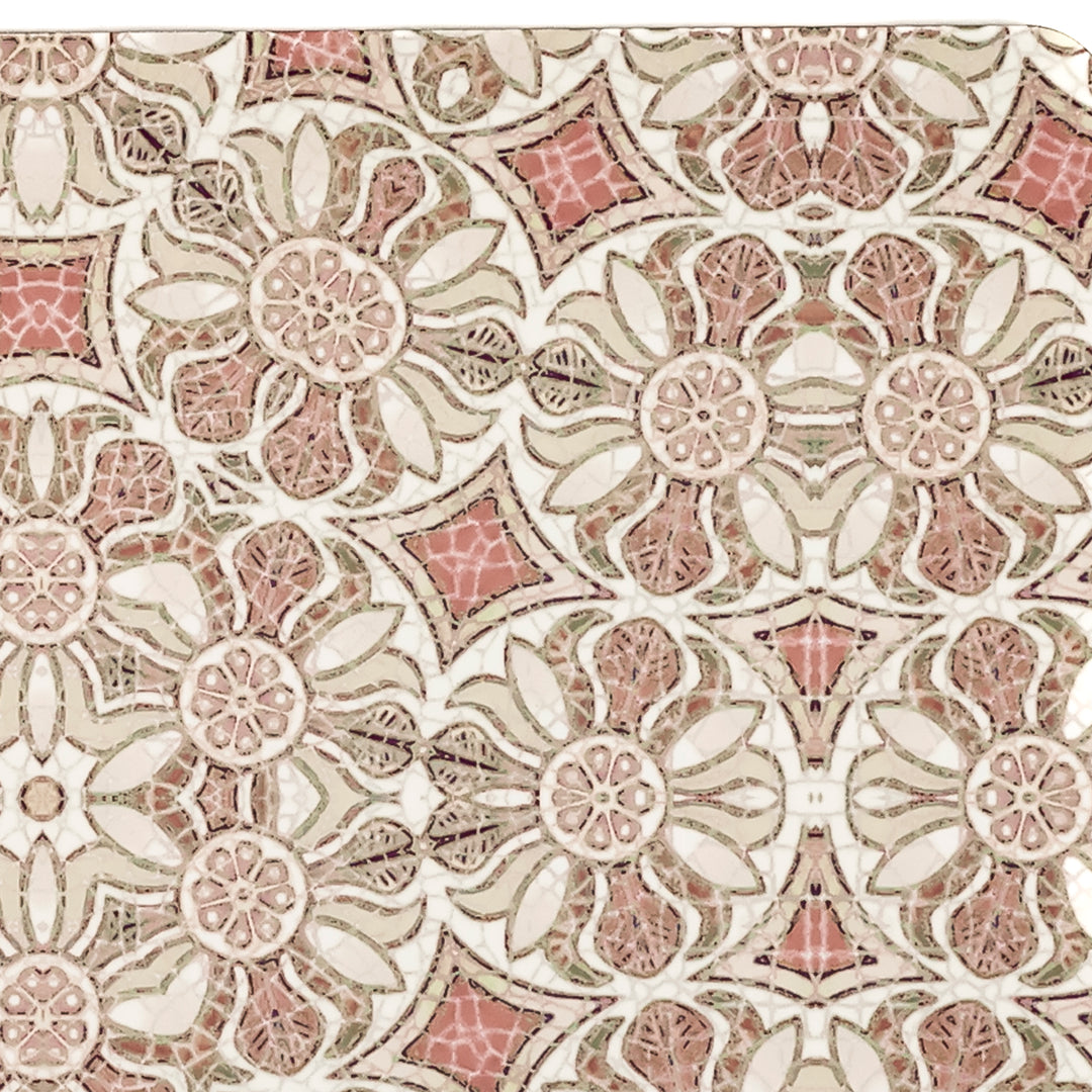 Pomegranate Placemat - Plaster Pink &amp; Cream