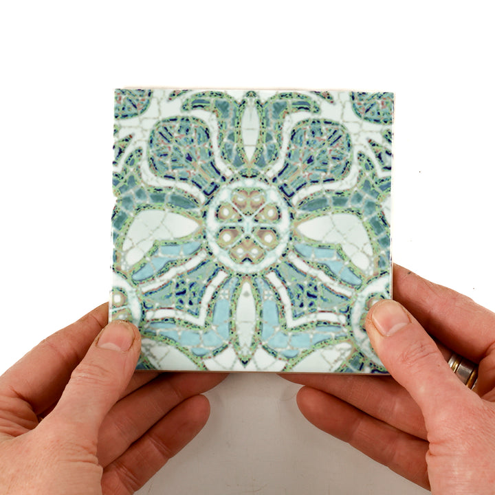 Pomegranate Tiles - Aqua - Random Sections