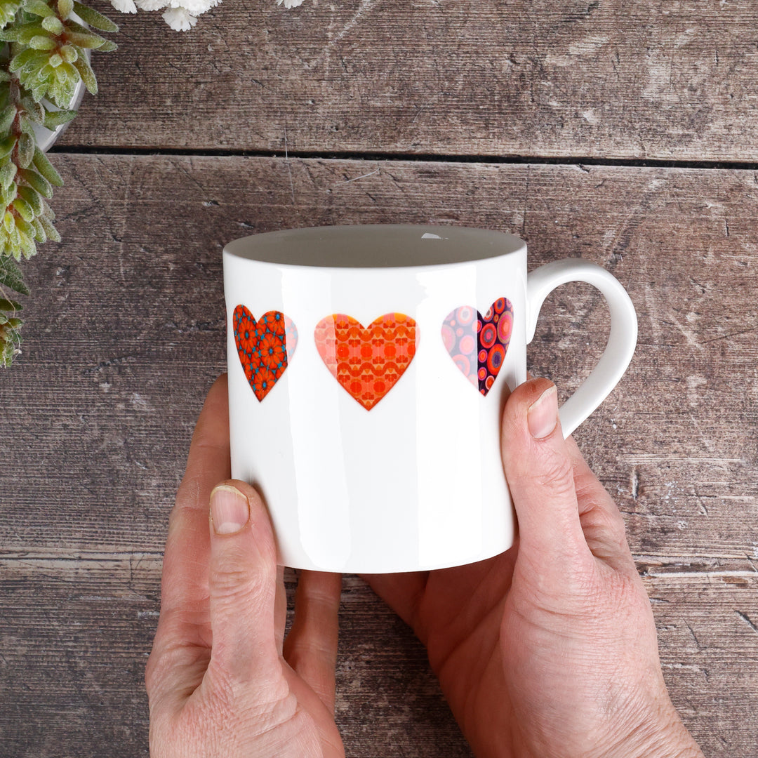 Flower Heart Mug