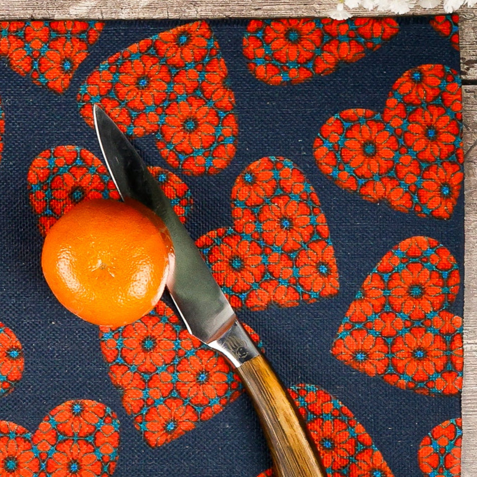 Moroccan Hearts Fabric Placemat