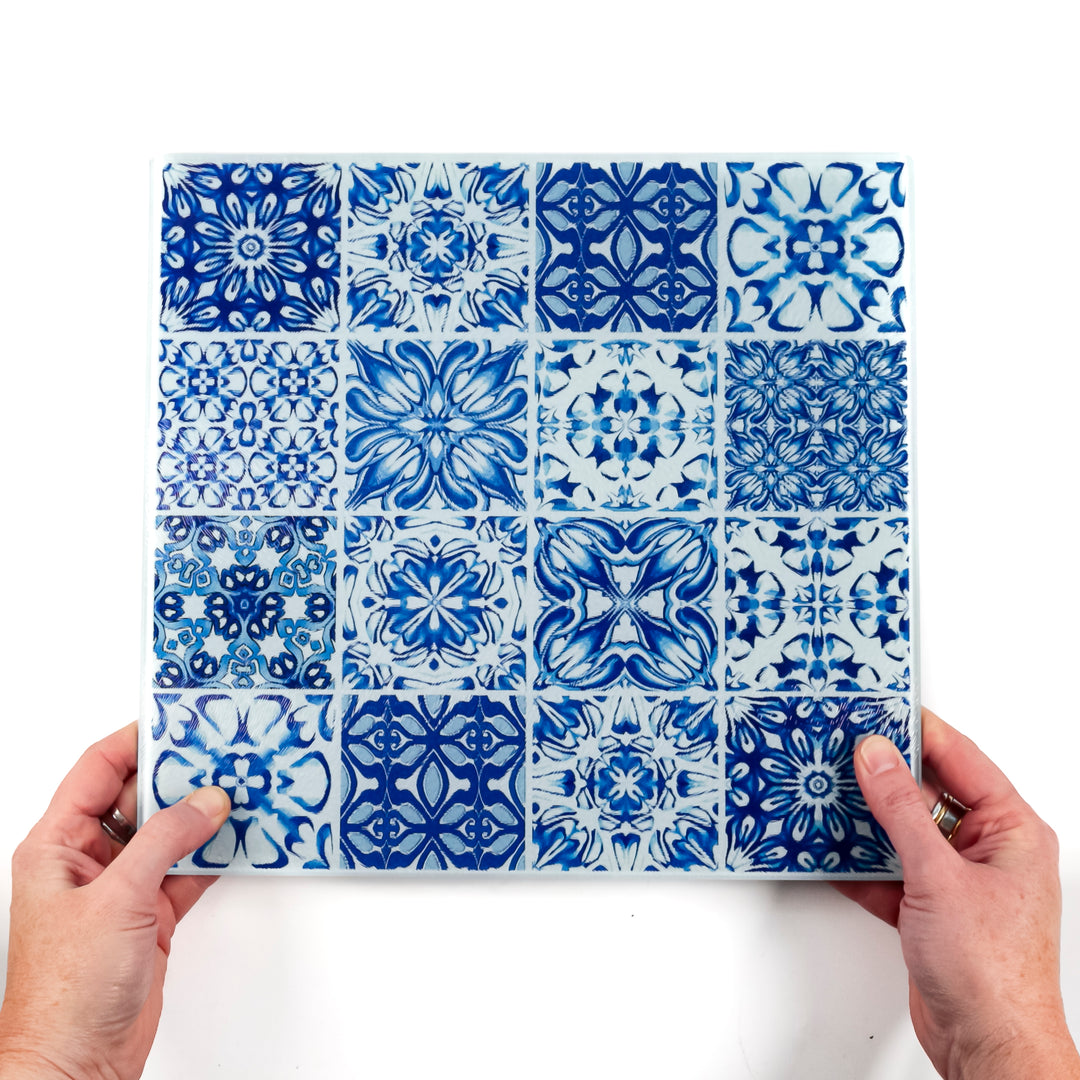 Mixed Blue &amp; White &
