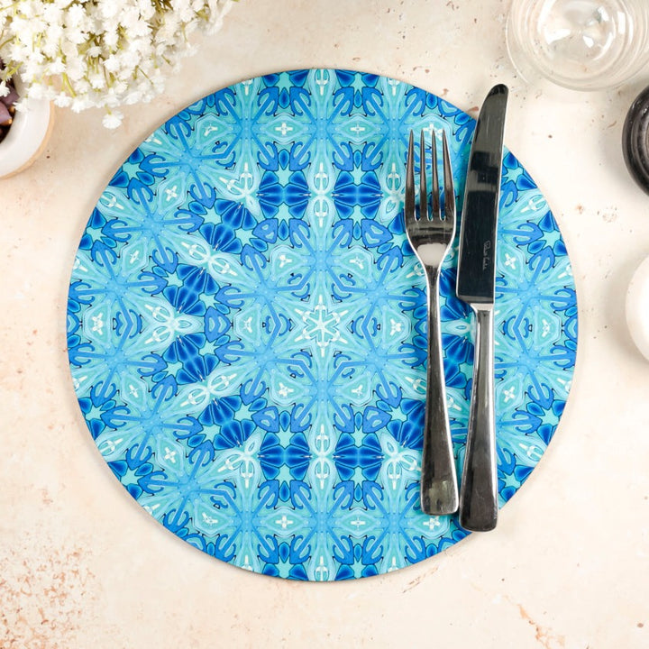 SALE Seconds Moorish Palace Placemat - Turquoise and Blue