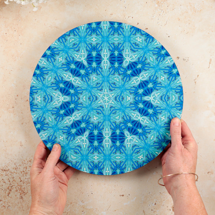 SALE Seconds Moorish Palace Placemat - Turquoise and Blue