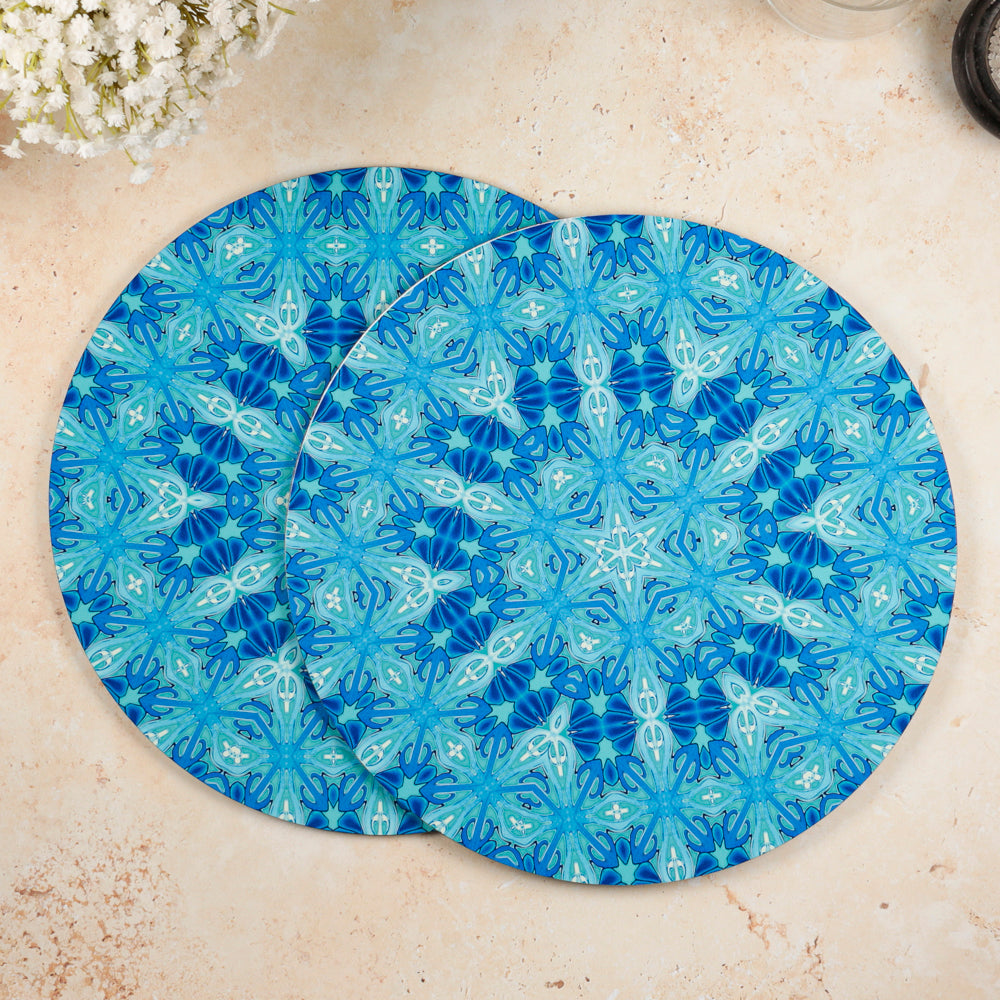 SALE Seconds Moorish Palace Placemat - Turquoise and Blue