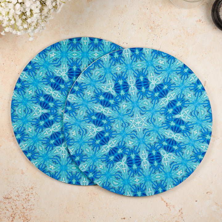 SALE Seconds Moorish Palace Placemat - Turquoise and Blue