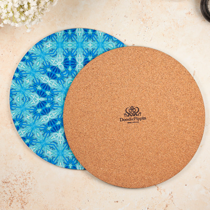 SALE Seconds Moorish Palace Placemat - Turquoise and Blue