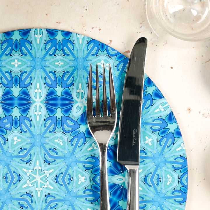 SALE Seconds Moorish Palace Placemat - Turquoise and Blue