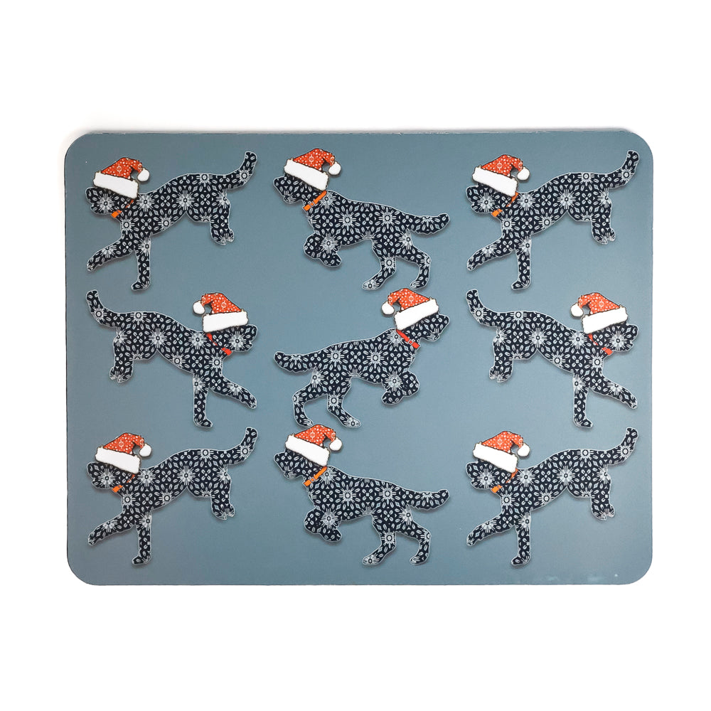 Christmas Cockapoo Large Pet Food Mat