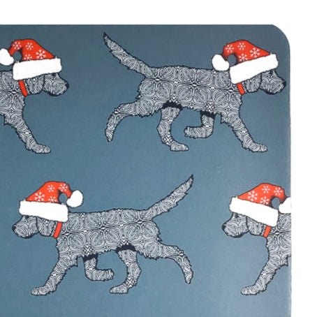 Christmas Labradoodle / Labrador Large Pet Food Mat