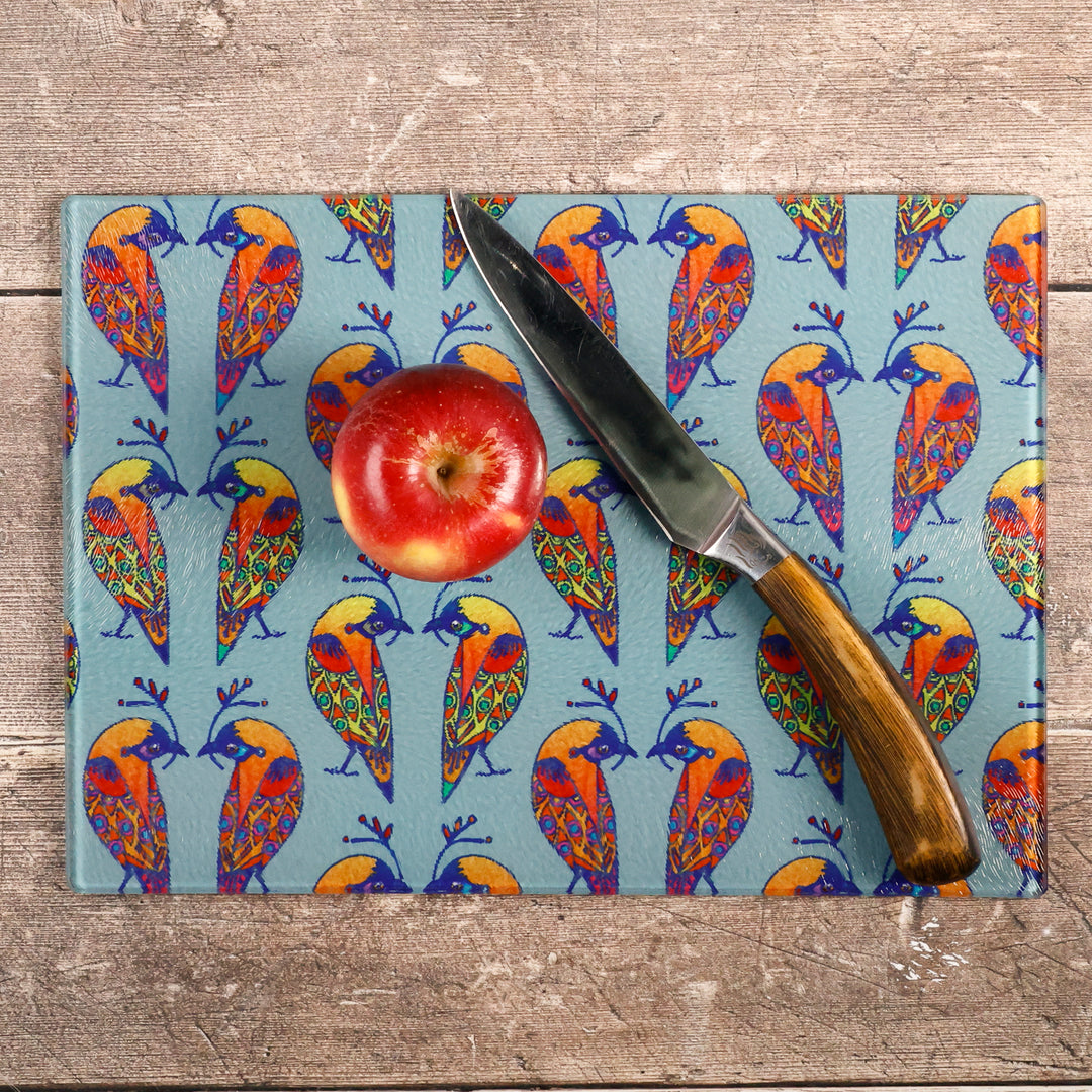Tropical Lovebirds Worktop Protector