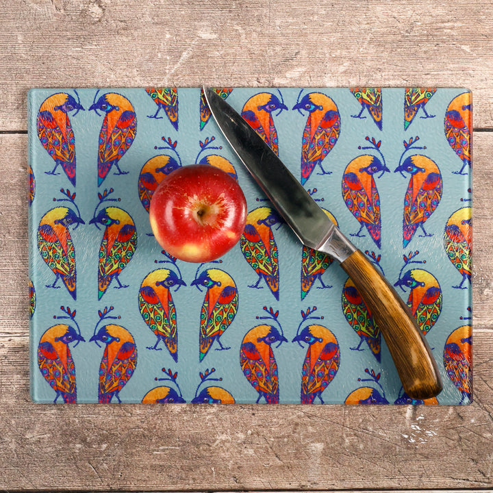 Tropical Lovebirds Worktop Protector
