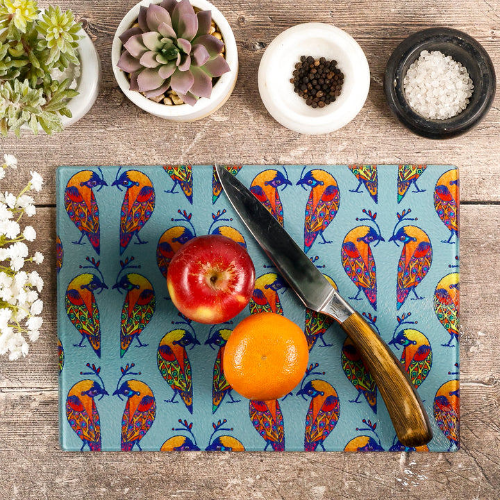 Tropical Lovebirds Worktop Protector