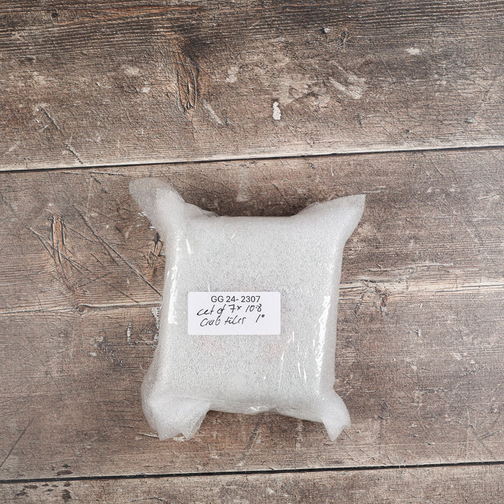 SALE SET - 7 x 10.8cm Crab tiles - perfect