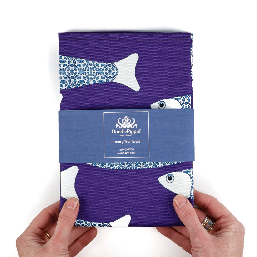 Ocean Shoal tea towel