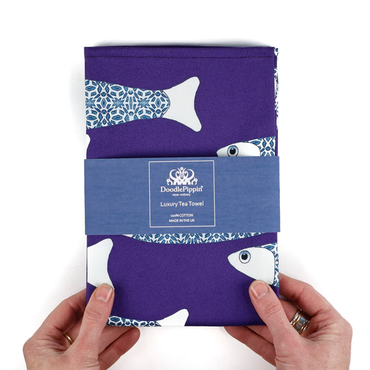 Ocean Shoal tea towel