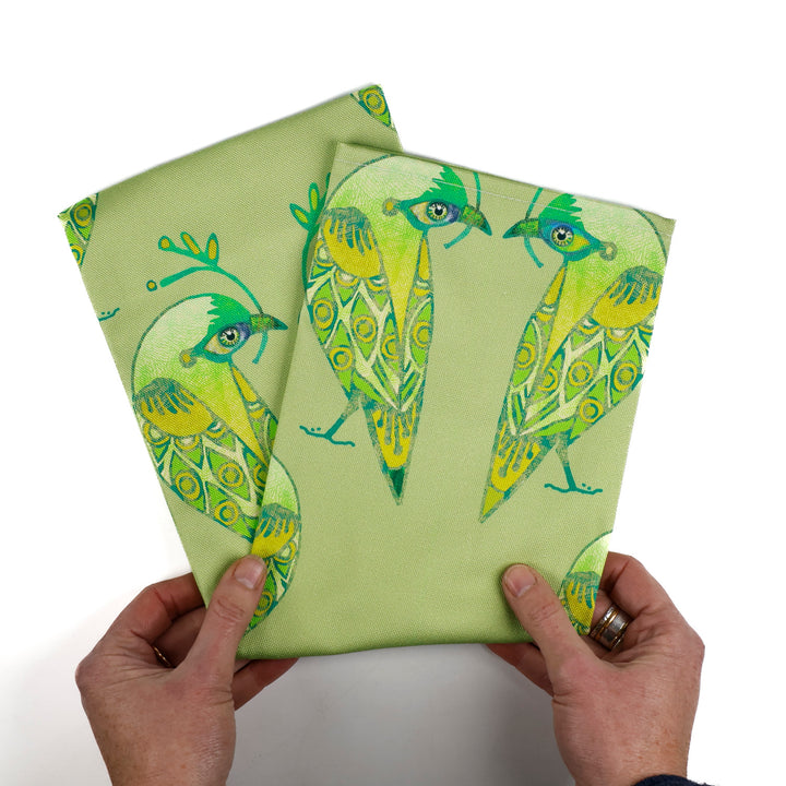 Lovebirds Tea Towel