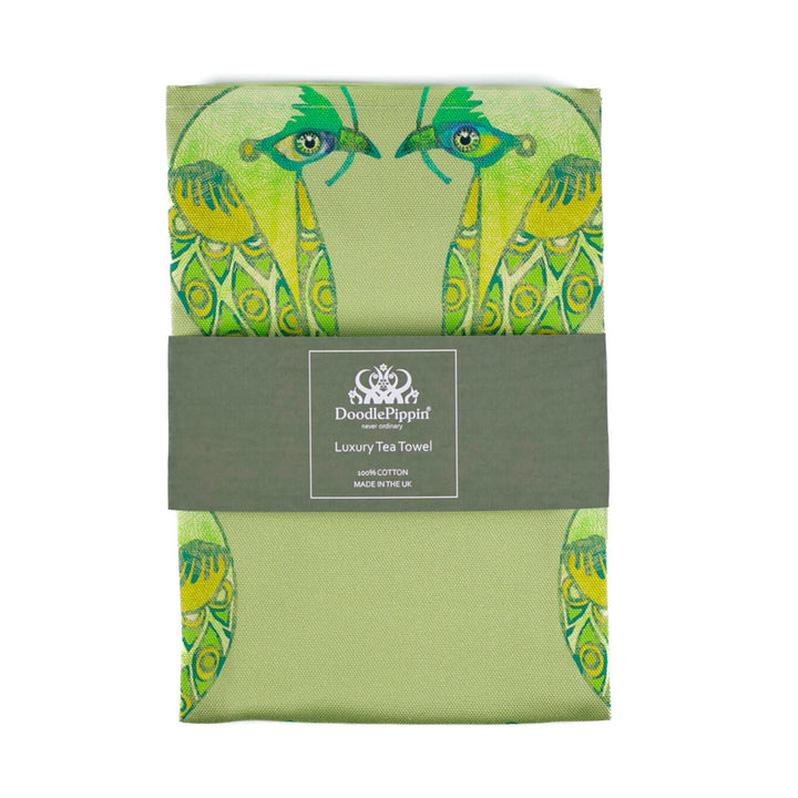 Lovebirds Tea Towel