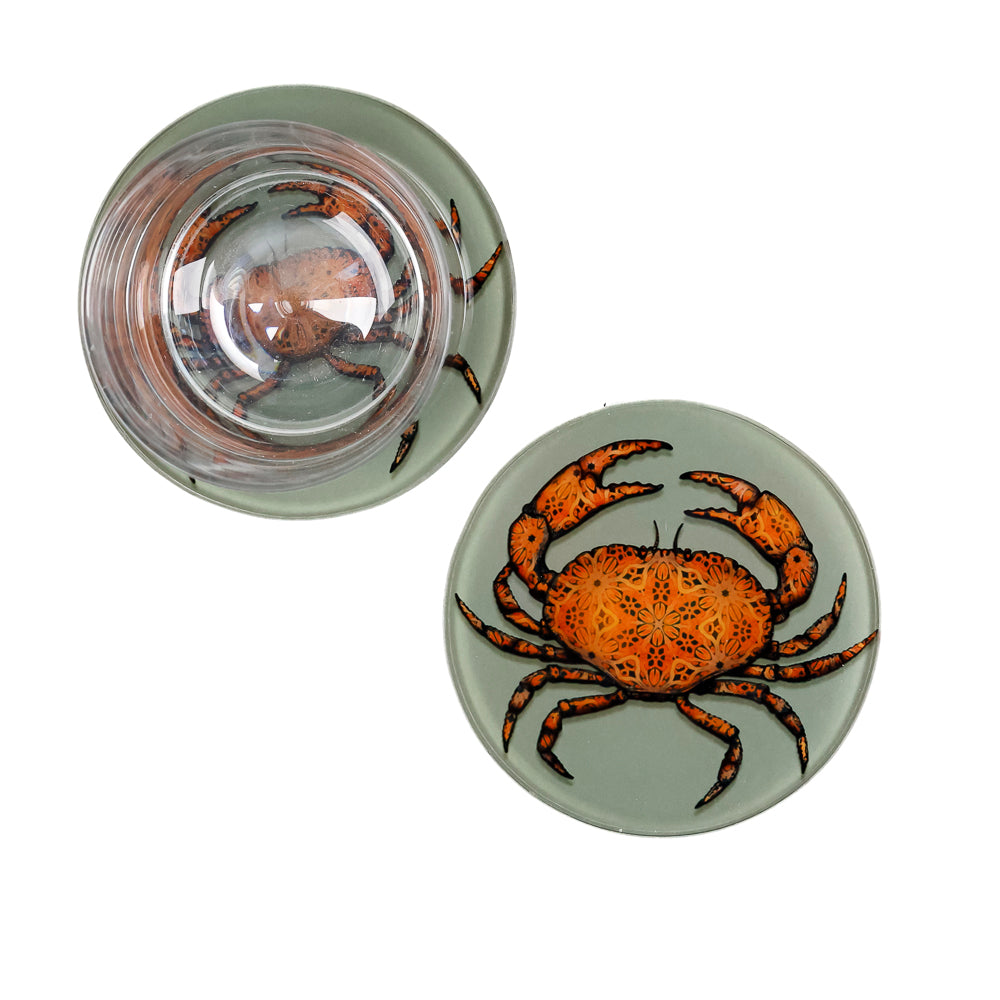 Crab on Dark Grey - Chopping Board (circular)