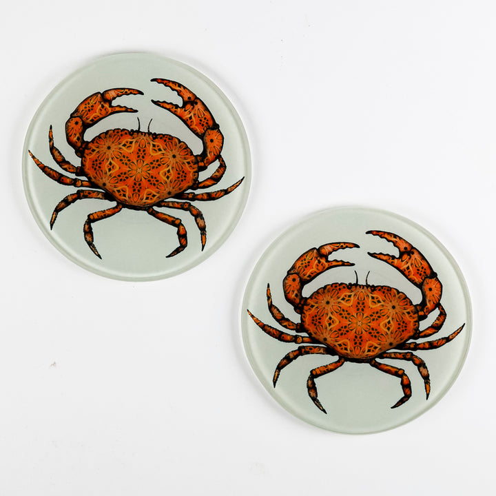 Crab Coaster Set - light grey/beige