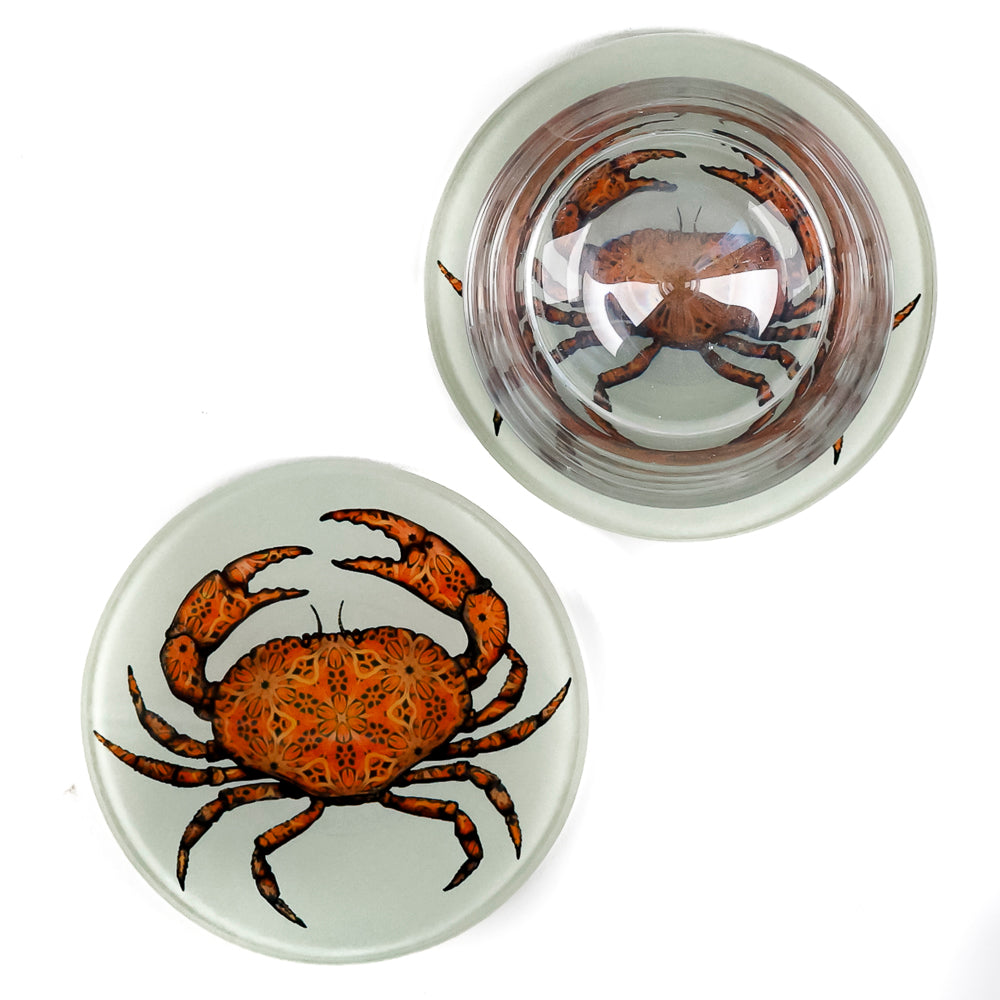 Crab Coaster Set - light grey/beige