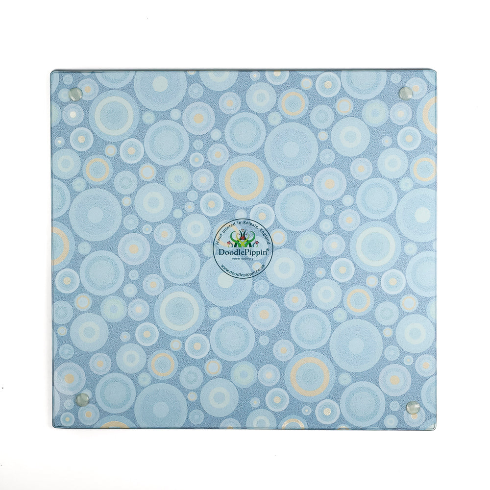 Starry Night Chopping Board - Teal Orange