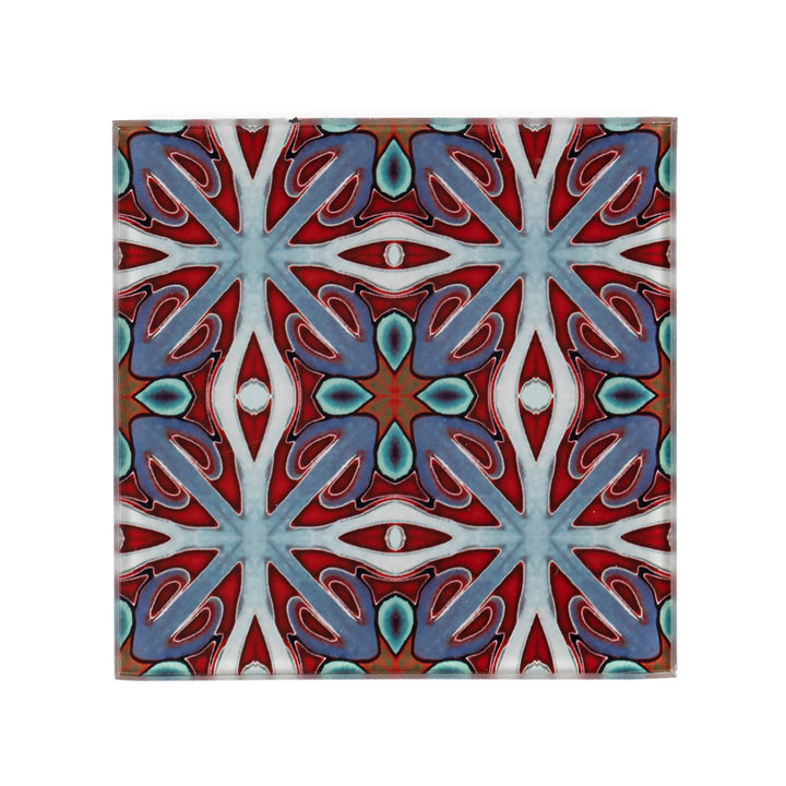 Red Twining Coaster Set