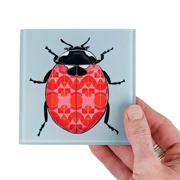 Red Ladybird/Ladybug Coasters