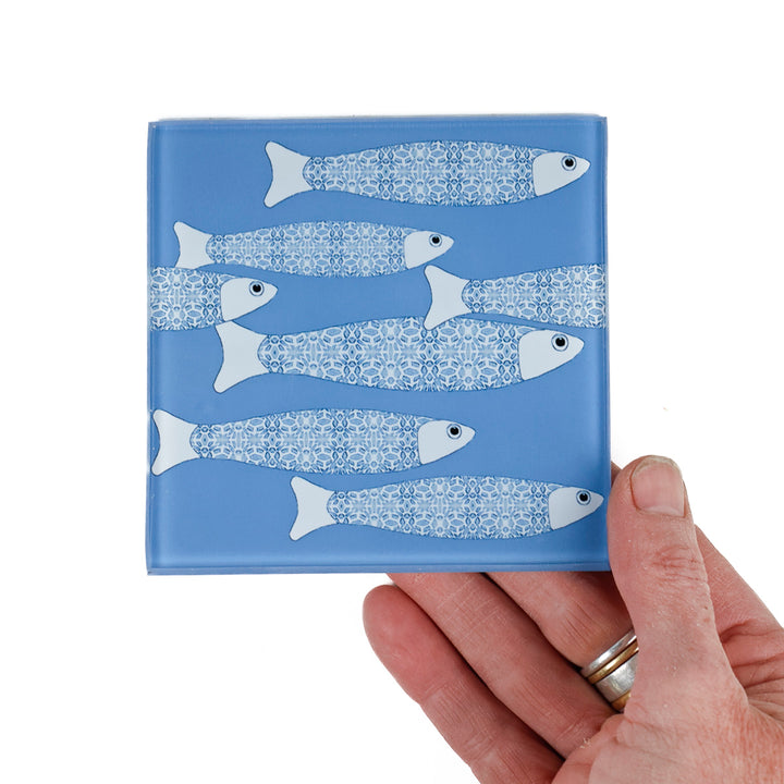 Ocean Shoal Coaster Set - Sky Blue