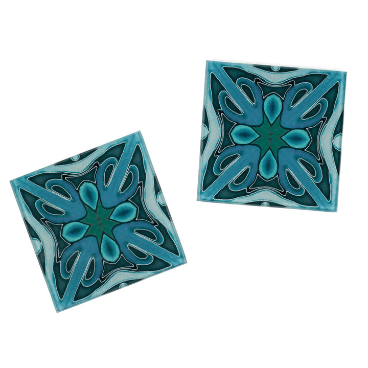 Malachite Green - Large Design - Coaster Set
