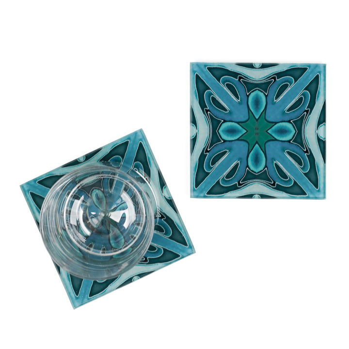 Malachite Green - Large Design - Coaster Set