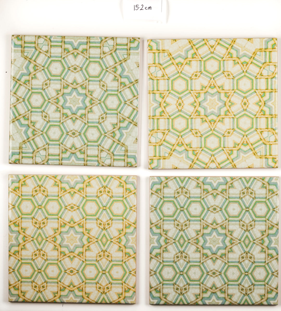 SALE SET - 4 x 15.2cm Mix and Match Ceramic tiles