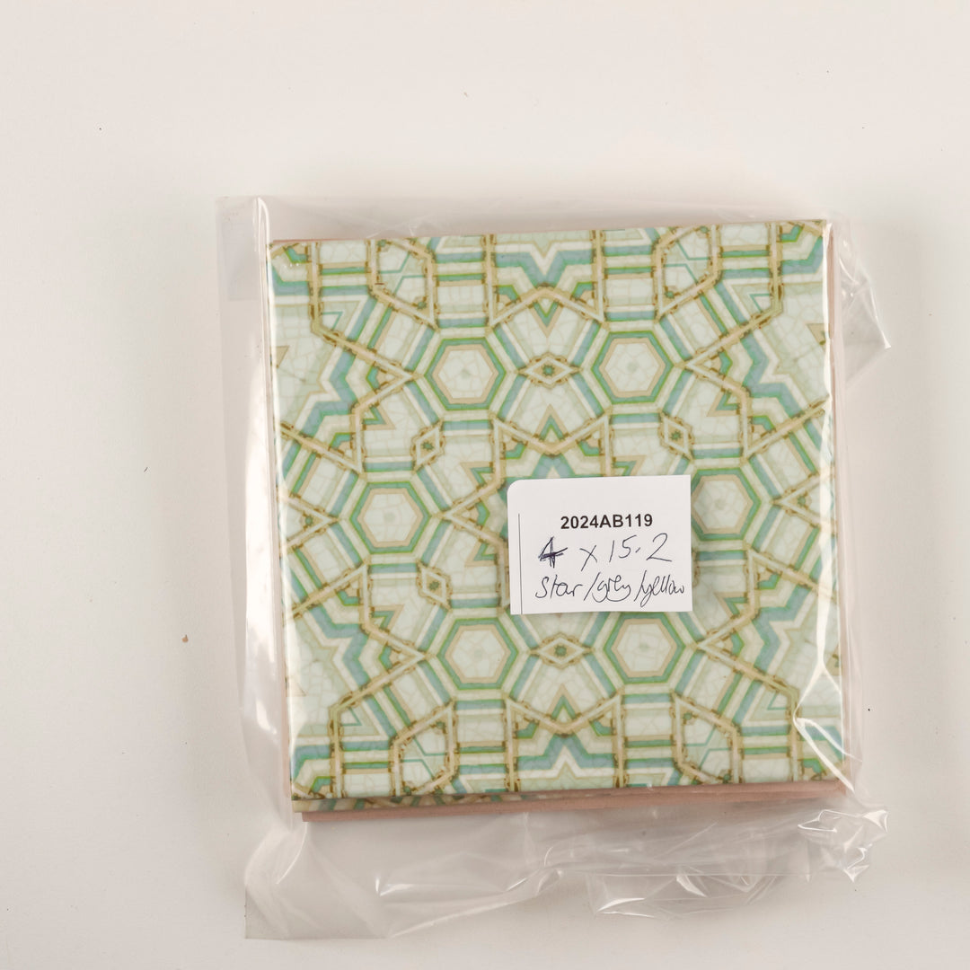 SALE SET - 4 x 15.2cm Mix and Match Ceramic tiles