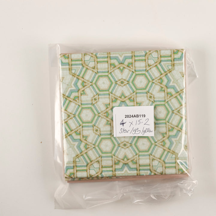 SALE SET - 4 x 15.2cm Mix and Match Ceramic tiles