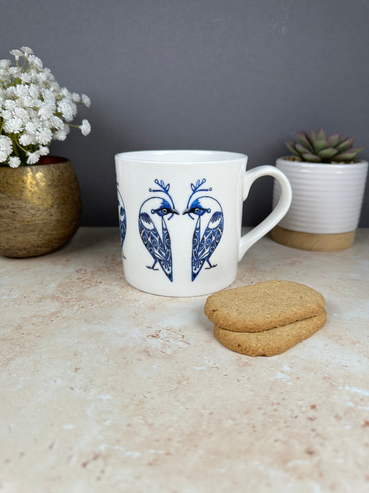 Blue Lovebirds Mug