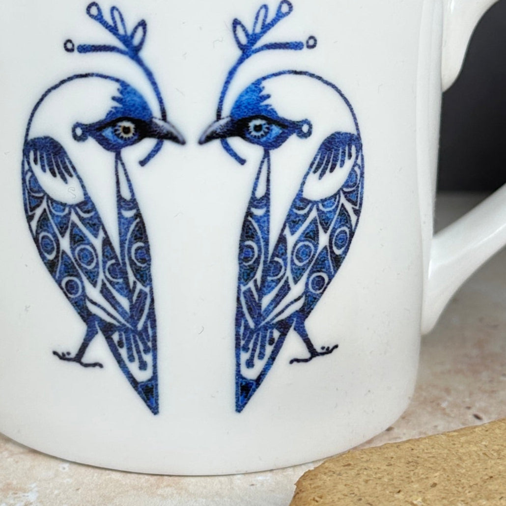 Blue Lovebirds Mug