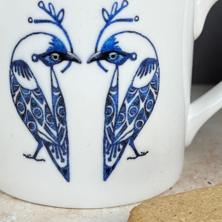 Blue Lovebirds Mug