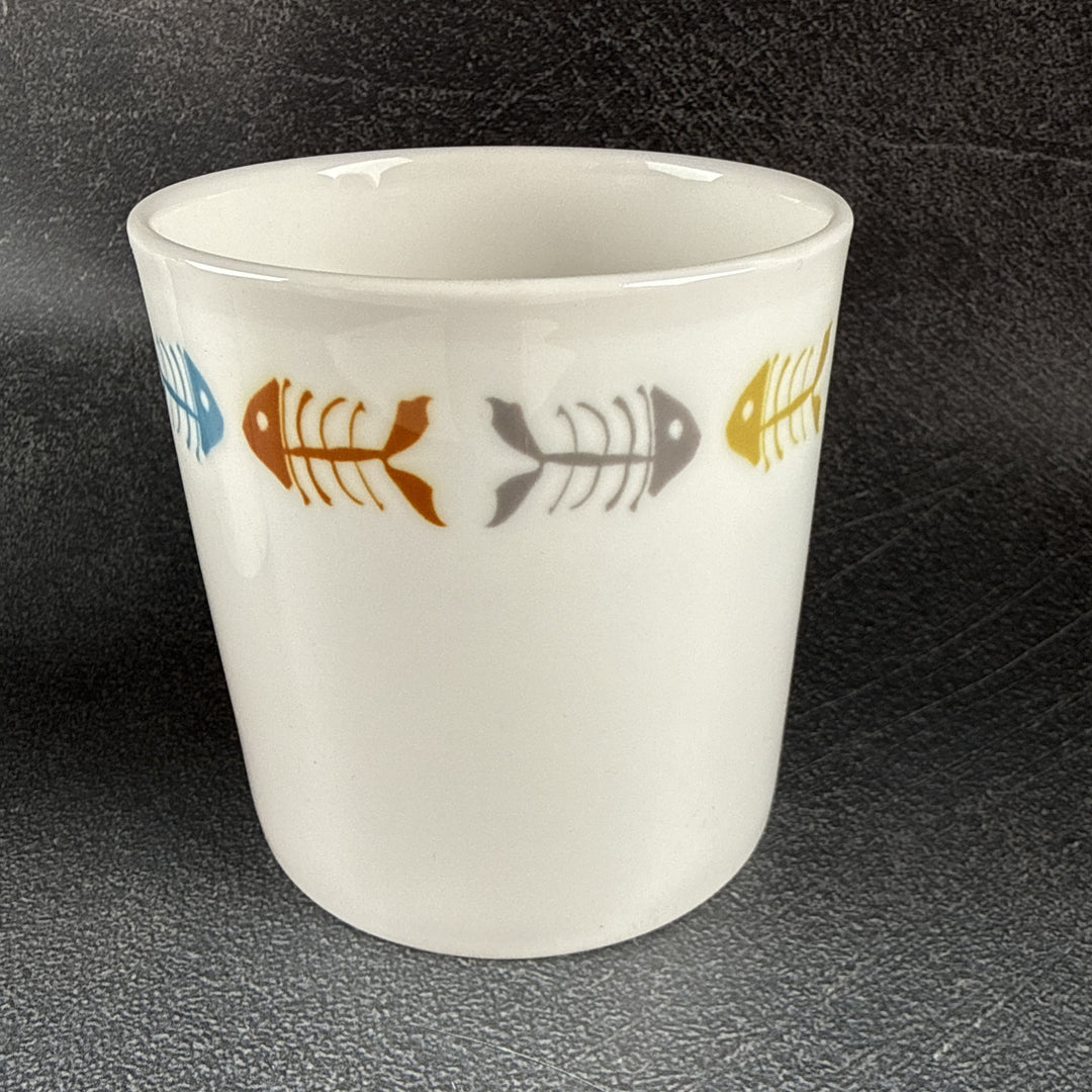 SALE Mugs - Pair of Scandi Bonefish - Bone China Large