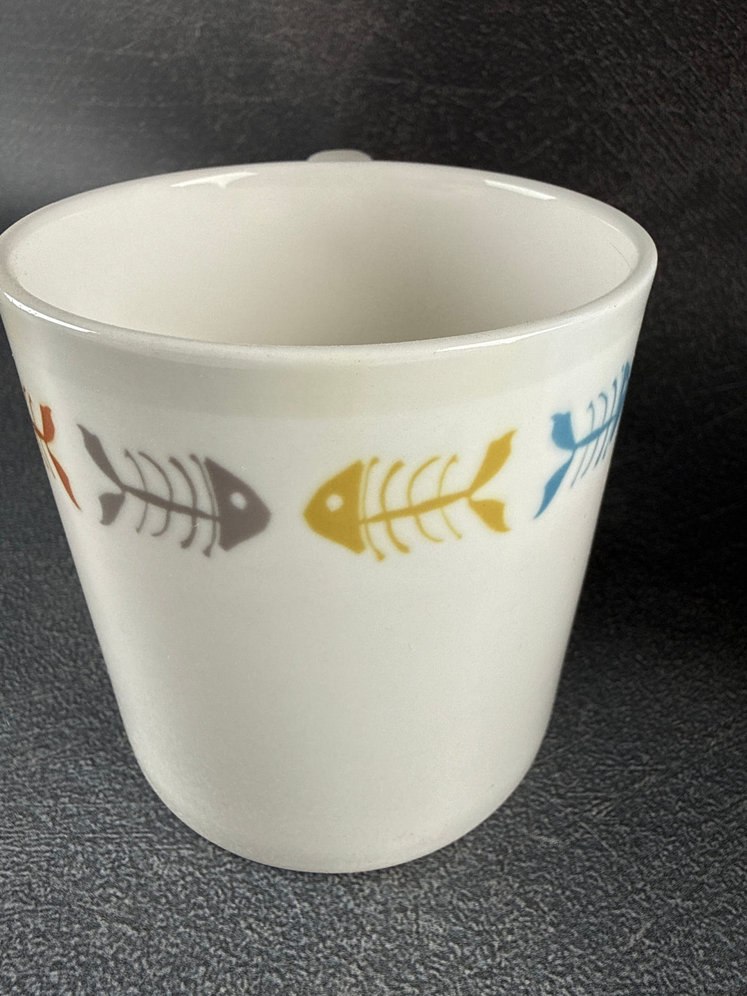 SALE Mugs - Pair of Scandi Bonefish - Bone China Large