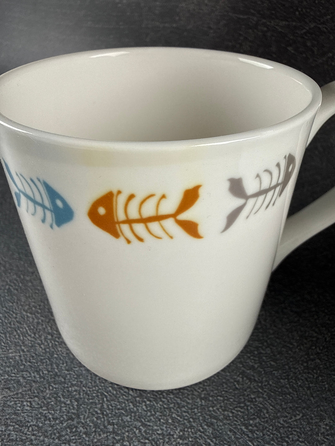 SALE Mugs - Pair of Scandi Bonefish - Bone China Large