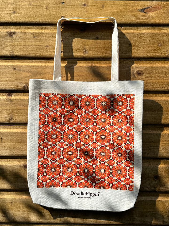Moroccan Flower Tote Bag