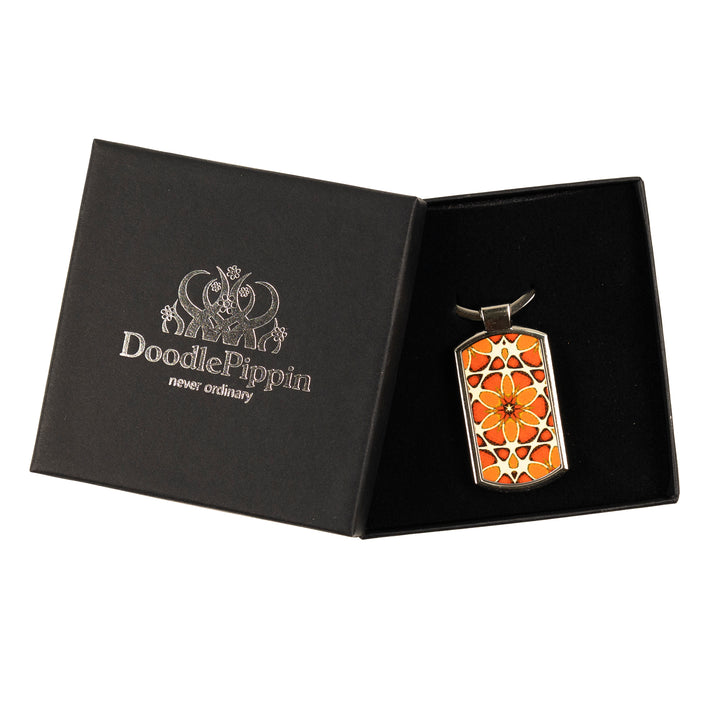 Moroccan Flower Millefiori Keyring